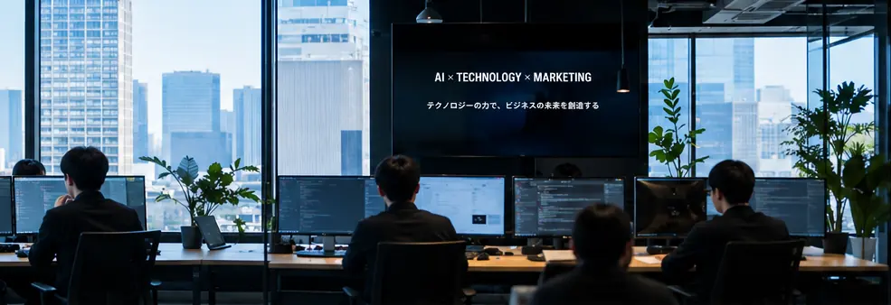 AI・デジタル活用を進めるオフィスの様子